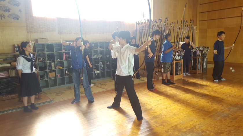 Kyudo, which means The Way of the Bow, or Japanese Archery.